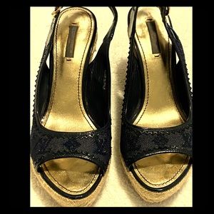 Louis Vuitton Monogram Wedges